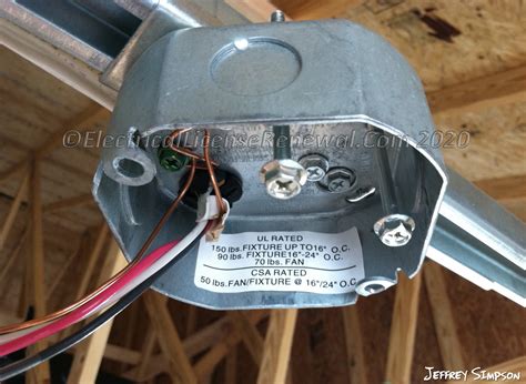 what electrical box for ceiling fan|ceiling fan with electrical outlet.